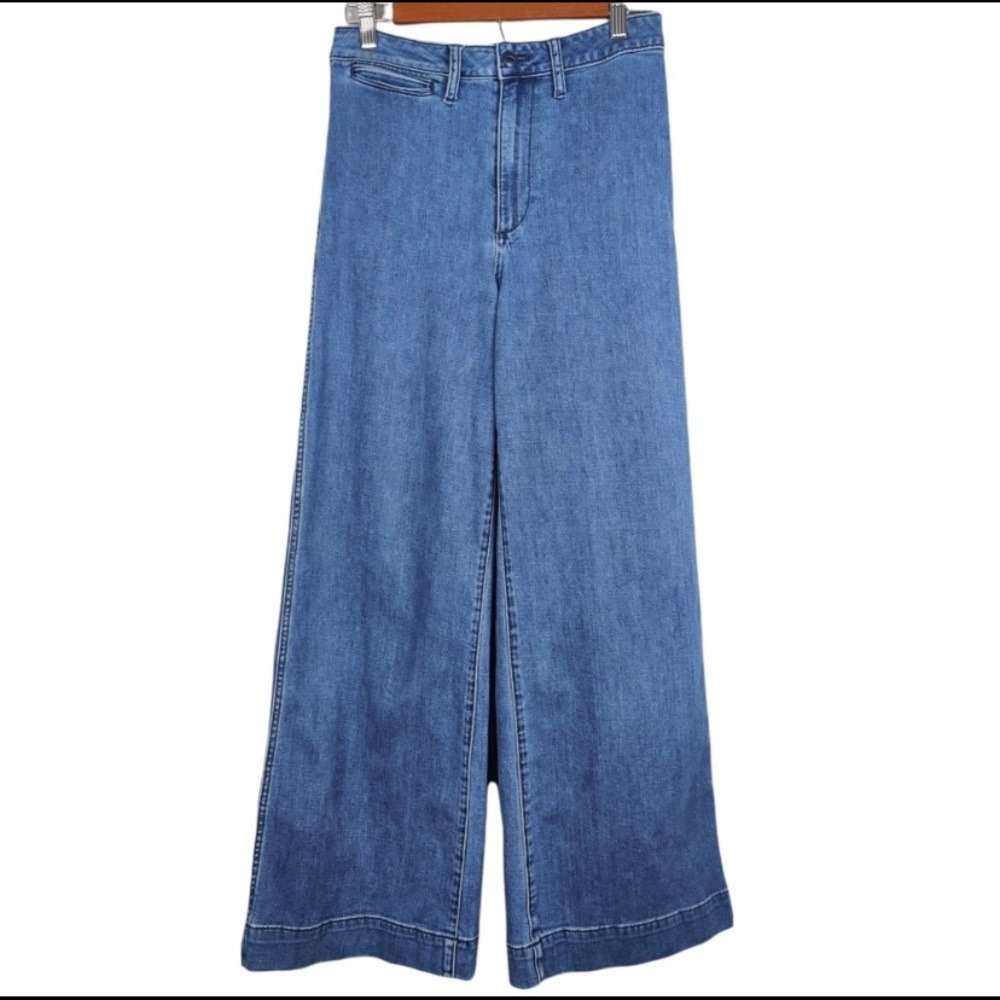 Madewell Emmett High Rise Wide Leg Jeans 28